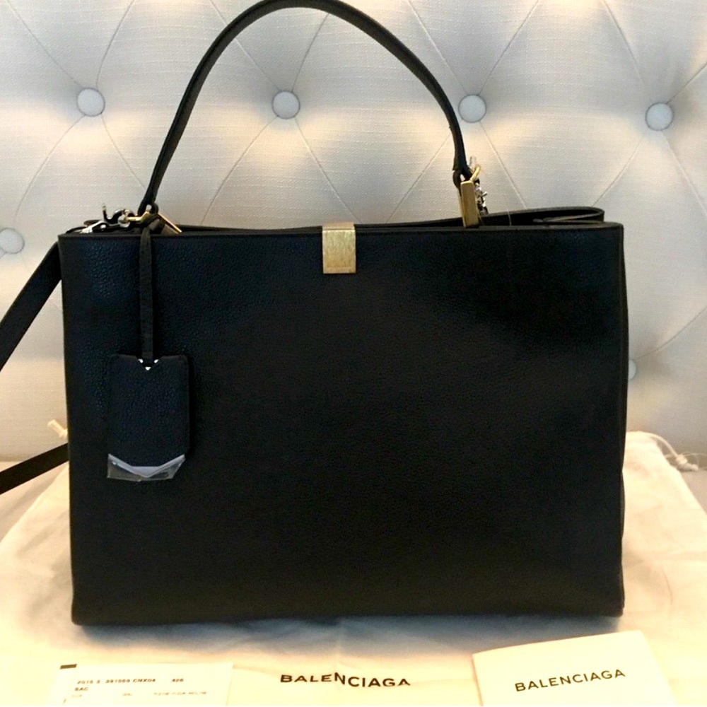 NWT AUTHENTIC Balenciaga Le Dix Cabas Tote / Shoulder Bag - Picture 2 of 8